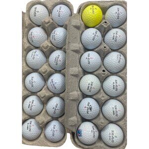 Lot Of 24 Used Golf Balls Top-Flite XL Distance & More Mixed Colors 95d